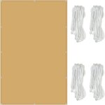 Voile d'ombrage imperm�able rectangulaire 2 x 3 m une protection des rayons uv � 98% voile d'ombrage ...
