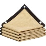 Voile d'ombrage pour patio, pergola et jardin, filet perfor� 3m x 4m.