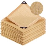 Voile d'ombrage pehd 3x4m, 80 - 95% uv, pour pergola, serre, plantes, jardin, voiture, terrasse, camping, ...