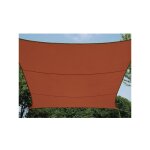 Voile d'ombrage, toile ombrage, toile ext�rieure terrasse, imperm�able, protection contre uv, 4 anneaux ...
