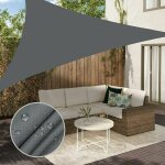 Voile d'ombrage triangulaire imperm�able pour terrasse, cour, terrasse, pergola, voile d'ombrage ext�rie ...
