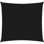 Voile de parasol tissu oxford carr� 3x3 m noir