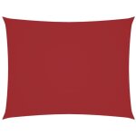Vidaxl - voile de parasol tissu oxford rectangulaire 3x4 m rouge Vidaxl - voile de parasol tissu oxford rectangulaire 3x4 m rouge