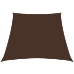 Voile de parasol tissu oxford trap�ze 2 / 4x3 m marron
