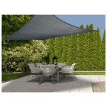 Spetebo - voile solaire 3x3 (carr) - couleur : anthracite