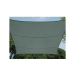Perel - voile solaire - rectangulaire - 4 x 3 m - couleur : gris vert gss4430gg ri17326
