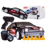 Voiture de drift t�l�command�e hb toys + roues et c�nes auto rc