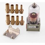 Voiture filtre � carburant, universel en ligne essence filtre, auto filtre impuret�s outil moteur huile ...