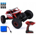 Voiture t�l�command�e rouge rock crawler 4x4 � deux moteurs
