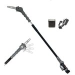 Volpi kvs8000p lagueuse sans fil avec perche tlescopique avec 2 batteries et chargeur