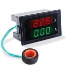 Voltm�tre amp�rem�tre num�rique ac 80 - 300v 0 - 100a multim�tre 2 en 1 avec transformateur de courant ...