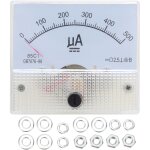 Voltmtre analogique, 85c1 dc 0 500ua abs pointeur ampremtre ampremtre panneau compteur de courant ...