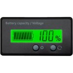 Voltm�tre num�rique � led, testeur de tension, batterie au lithium, plomb acide, lifepo4, 12 v / 24 v ...