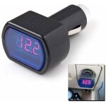 Voltmetre testeur de batterie auto voiture camion caravane 12v 24v allume - cigare