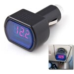 Voltmetre testeur de batterie auto voiture camion caravane 12v 24v allume - cigare