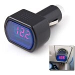 Voltmetre testeur de batterie auto voiture camion caravane 12v 24v allume - cigare