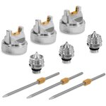 Vonroc ensemble de buses et aiguilles ? 3 pcs. pour pistolet  peinture pro sg504ca