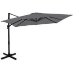 Vonroc - parasol cantilever pisogne 300x300cm - premium parasol gris Vonroc - parasol cantilever pisogne 300x300cm - premium parasol gris