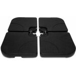 Vonroc - poids de parasol 50x50cm ? dalles de parasol remplissables - 4 pcs.