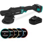 Vonroc pro polisseuse à double action 20 v ? Ø 125 mm avec batterie 4, 0 ah, chargeur rapide et 5 disques ... Vonroc pro polisseuse à double action 20 v ? Ø 125 mm avec batterie 4, 0 ah, chargeur rapide et 5 disques ...