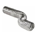 Gaine souple nu aluminium - diamtre 125 mm - couronne de 10 m vortice