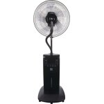 Vortice - ventilateur brumisateur aqua breeze 90w 3 vitesses h136cm d45cm noir