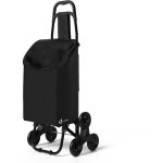 Vounot chariot de courses 2 en 1 pliable - caddie et diable - 6 roues monte escalier - noir