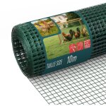 Vounot� grillage soud� plastifi� pvc rouleau 1x10m vert - maille 13mm fil 0. 8mm - treillis et cl�ture ...