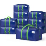 Lot 10 sacs de demenagement grand format avec sangles et poignee bleu