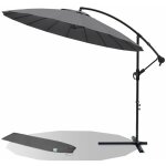 Parasol déporté inclinable 3m gris avec housse de protection - 18 baleines - hauteur ajustable - inclinaison ... Parasol déporté inclinable 3m gris avec housse de protection - 18 baleines - hauteur ajustable - inclinaison ...