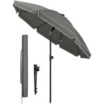 Vounot� parasol de jardin inclinable 2m avec ancrage au sol - rotatif 360� - hauteur r�glable - parasol ...