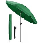 Vounot� parasol de jardin inclinable 2m avec ancrage au sol - rotatif 360� - hauteur r�glable - parasol ...