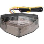 Voyant de feu arri�re � del de moto modifi� par des feux arri�re avec clignotant de frein dc12v feu de ...