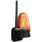 Voyant stroboscopique � led pour porte de garage, noir, 60 x 85 mm, 1 unit�, t�moin d'alarme de tension ...