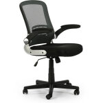 Fauteuil de bureau � hauteur r�glable et inclinable cosmos avec dossier maille. couleur noire. accoudoirs ...