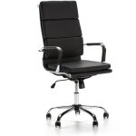 Fauteuil de bureau morgan inclinable noir, cuir synthétique Fauteuil de bureau morgan inclinable noir, cuir synthétique