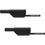 Vsfk 8700 / 2. 5 / 200 / sw cordon de mesure de scurit mle 4 mm mle 4 mm 200. 00 cm noir 1 pc(s) ...
