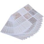 Vtizikl lot de 18 autocollants de transfert pour carrelage mosa�que, pour salle de bain, cuisine, maison ...