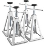 Vtizikl lot de 4 chandelles de stabilisation pour caravane stabilisateur pour camping - car charge 2, ...