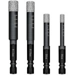 Vtizikl lot de 4 forets m�ches diamant pour carrelage c�ramique gr�s c�rame tuiles verre pierre. m�ches ...