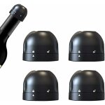 Vtizikl 4 pi�ces de bouchon d'�tanch�it� de champagne, cadeau compagnon de diffusion en direct, mini ...