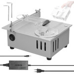 Vtizikl 96w mini scie circulaire de table, scie circulaire sur table 9000 rpm angle r�glable profondeur ...