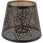 Vtizikl abat - jour en m�tal, e26 e27 style arbre forestier ajour� en fer d�coratif, avec motif dor� ...
