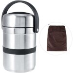 Vtizikl bo�te � d�jeuner isotherme en acier inoxydable 1, 8 l, bo�te � d�jeuner isotherme multicouche, ...