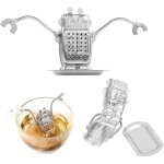 Vtizikl boule � th� en acier inoxydable avec plateaux d'�gouttement, infuseurs � th� pour th� en vrac, ...