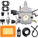 Vtizikl carburateur pour tondeuse � gazon stihl fs120, fs200, fs250, fs300, fs350, fr350. accessoires ...