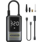 Vtizikl gonfleur d'air portable, gonflage rapide, 150 psi, sans fil, 12 v cc, automatique