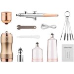 Vtizikl kit a�rographe, mini compresseur a�rographe kit portable rechargeable airbrush pour maquillage, ...