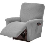 Vtizikl lablanc - lot de 4 housses de canape extensibles - pour fauteuil inclinable de relaxation et ...
