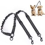 Vtizikl laisse double pour chien, r�glable et rotative � 360�, pour 2 chiens, grande taille, anti - emm�lement ...